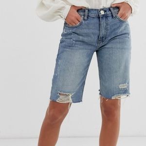 Free people we the free Caroline reef denim shorts
